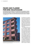 Feuer und Flamme für eine Holzfassade