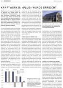 Kraftwerk B: «Plus» wurde erreicht