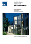 Larch wood shingle facade