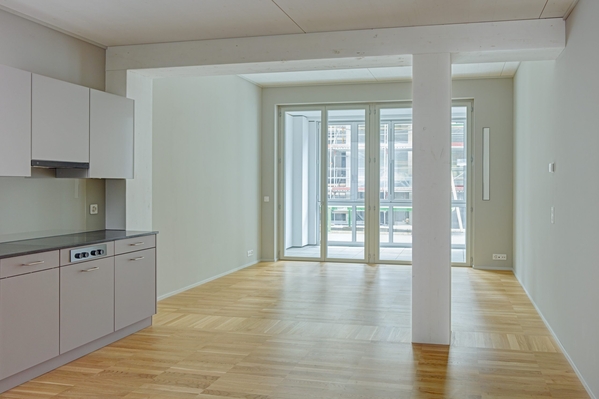 Innenansicht der fertigen Wohnung