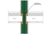 Detail load transmission inside wall