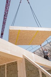 Installation of floor elements