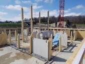 First floor under construction.