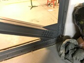 Steel cross for earthquake reinforcement