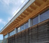 Eaves of the new roof