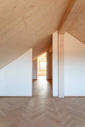 Interior view attic