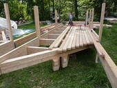 Assembling the tower