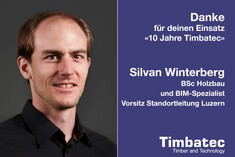 10 years of company loyalty, thank you Silvan Winterberg