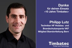 10 years of Timbatec, thank you Philipp Lutz
