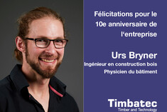 Félicitations à Urs Bryner pour son jubilé d&#039;entreprise